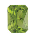 Peridot emerald 8 x 6 mm, AA, Radiant-Cut