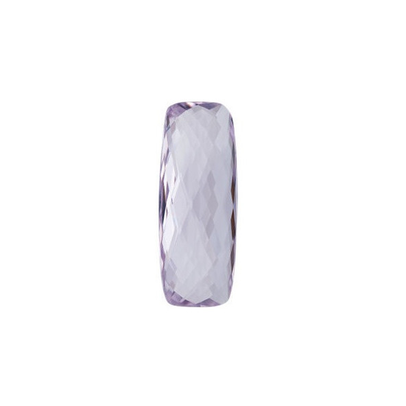 Quartz Rose de France antický cushion 25 x 10 mm 12,9ct Double-sided Checkerboard cut KRUOAAPU-25