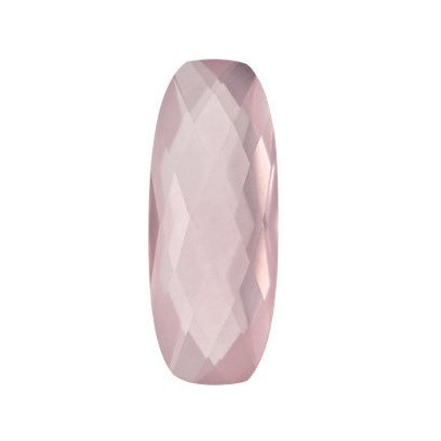 Quartz rose-ruženín antický cushion 30 x 10 mm 18,85ct Double-sided Checkerboard cut KRUOAARO-30