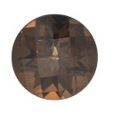 Quartz smoky-záhneda okrúhly 7 mm, AA, Checkerboard cut