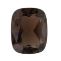 Quartz smoky-záhneda antický cushion 11 x 9 mm, AA, Fazetovaný