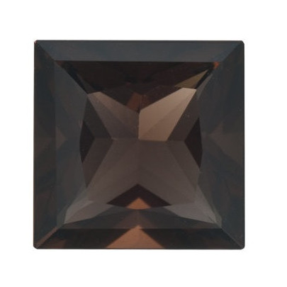 Quartz smoky-záhneda štvorec 8 x 8 mm 2,09ct Princess cut KRPPAABR-8