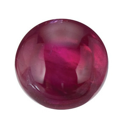 Rubín okrúhly 2,5 mm 0,12ct Kabošon RBRKARB-2,5