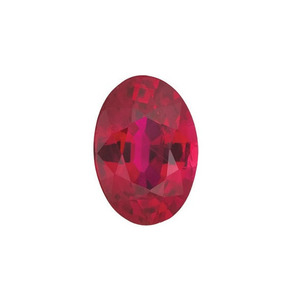 Rubín ovál 6 x 4 mm 0,6ct Fazetovaný RBOFARB-6