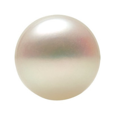 Sladkovodná perla button 7 x 7,9 mm Half-drilled RPW2SW-7