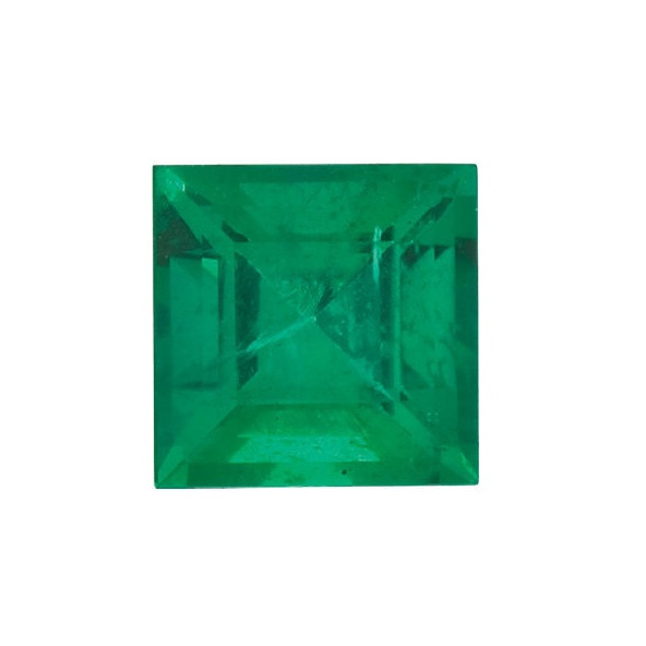 Smaragd štvorec 1,5 x 1,5 mm 0,03ct Step-cut SGPSAAGR-1,5