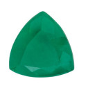 Smaragd trillion 4 x 4 mm, A, Fazetovaný
