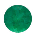 Smaragd okrúhly 4 mm, B, Fazetovaný