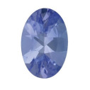 Tanzanit ovál 4 x 3 mm, A, Fazetovaný