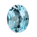 Topás Sky Blue ovál 5 x 3 mm, AA, Fazetovaný