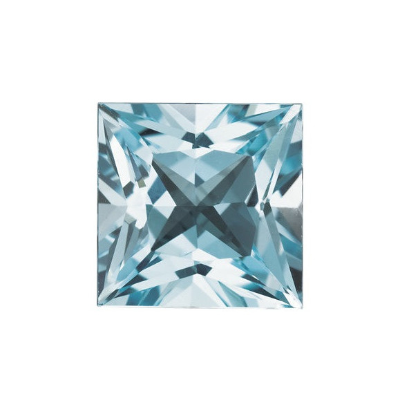 Topás Sky Blue štvorec 7 x 7 mm 2,1ct Princess cut TPPPAASY-7