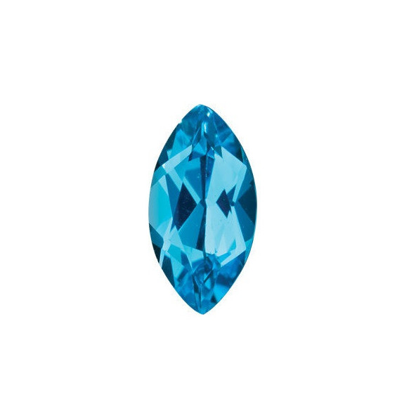 Topás Swiss Blue markíz 12 x 6 mm 2,15ct Fazetovaný TPMFAASB-12
