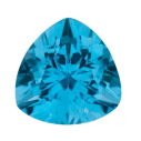 Topás Swiss Blue trillion 5 x 5 mm, AA, Fazetovaný