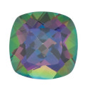 Topás Green mystic antický štvorec 8 x 8 mm, AA, Fazetovaný