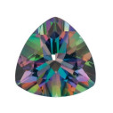 Topás Green mystic trillion 7 x 7 mm, AA, Fazetovaný