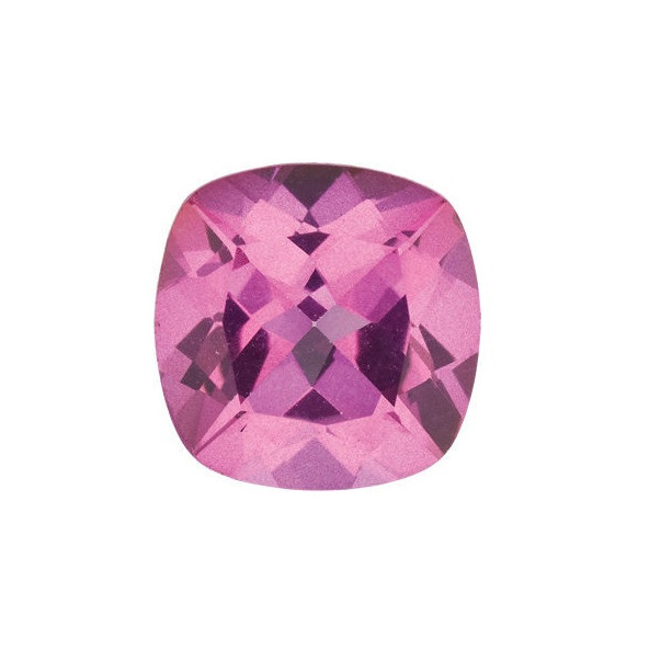 Topás Pure pink mystic antický štvorec 8 x 8 mm 2,5ct Fazetovaný TPVFAAPN-8