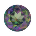 Topás Green mystic okrúhly 5 mm, AA, Fazetovaný