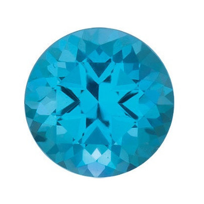 Topás Paraiba passion okrúhly 2 mm 0,033ct Fazetovaný SW TPRIFPB-2