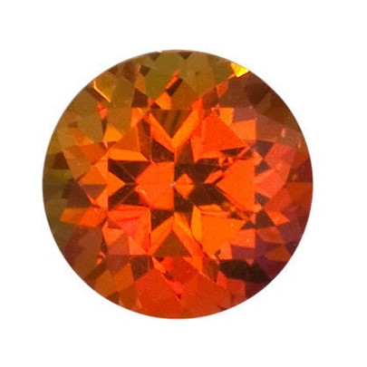 Topás Poppy passion okrúhly 1 mm 0,005ct Fazetovaný SW TPRIFPO-1