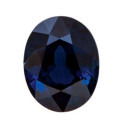 Zafír modrý ovál 6 x 4 mm, B, Fazetovaný