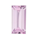 Zafír ružový rovná bageta 4 x 2 mm, A, Fazetovaný
