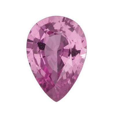 Zafír ružový slza 6 x 4 mm 0,5ct Fazetovaný ZFXFAARO-6