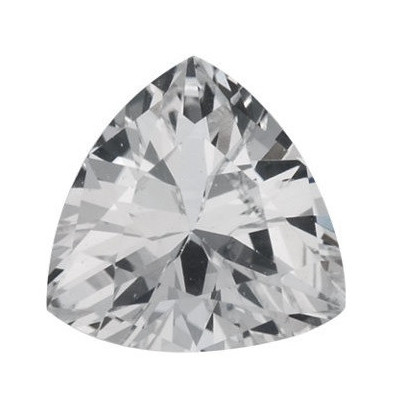 Zafír Biely trillion 5 x 5 mm 0,56ct Fazetovaný ZFTFAAC-5