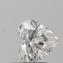 Prírodný diamant srdce, SI2, H, 0,9ct, GIA