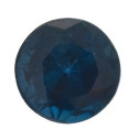 Zafír modrý okrúhly 4 mm, Komerčné, Fazetovaný