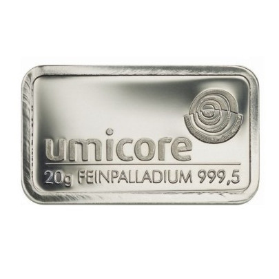 Investičná tehla palladium 20 g  Umicore 60306