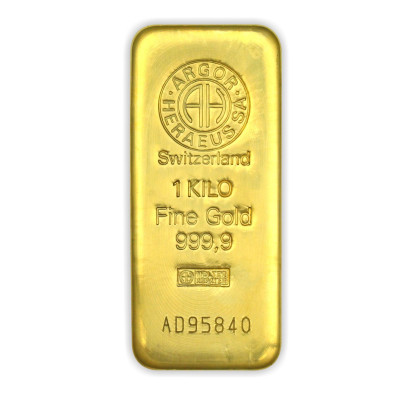 70012 Investičná zlatá tehla  1000 g Argor Heraeus  (1)