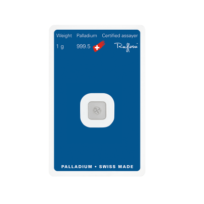 Investičná palladium tehla 1 g razená Argor Heraeus 80201 (2) 2