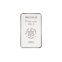 Investičná platinová tehla 500 g razená Heraeus