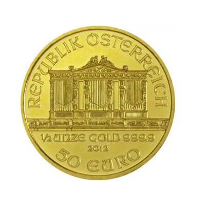 Investičná zlatá minca 12 oz Wiener Philharmoniker 50 Euro 01102202-21 2