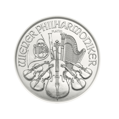 Investičná platinová minca 125 oz Wiener Philharmoniker 4 Euro 01300105