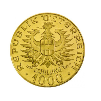 Investičná zlatá minca 12,15 g Badenberger Gold 1000 Schilling 01104501 2