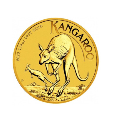 Investičná zlatá minca 1-4 oz Kangaroo 25 Dollars 02102203-22