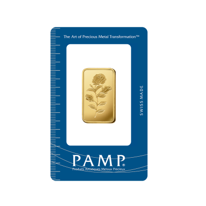 Investičná zlatá tehla 20 g razená Pamp Rosa 8615R020 (1)