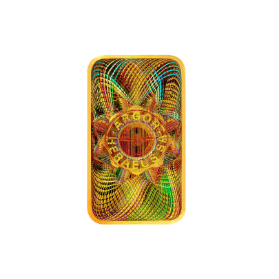 Investičná zlatá tehla 1oz razená Kinebar Argor Heraeus 70007KB