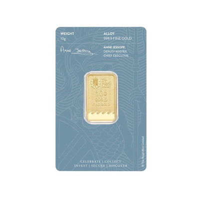 Investičná zlatá tehla 10 g razená Britania 86190010