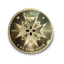 Investičná zlatá minca 1 oz 100 Eur Maltese Cross