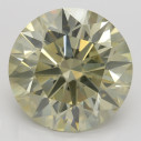 Farebný diamant okrúhly briliant, fancy light hnedasto-zelenkasto žltý, 15,15ct, GIA