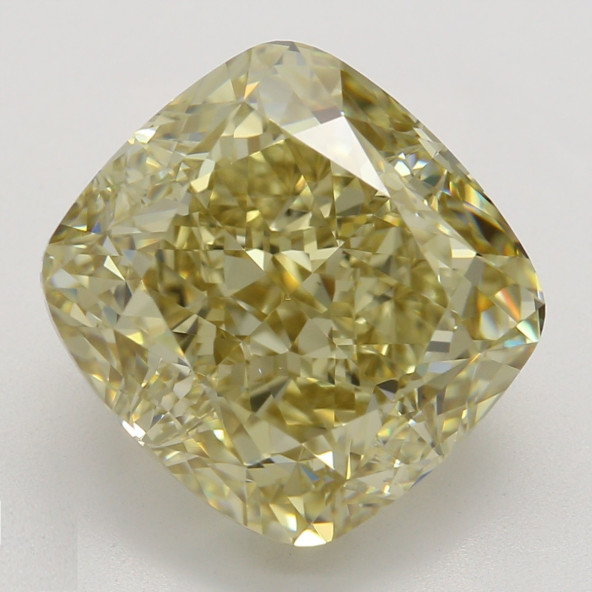 Farebný diamant cushion, fancy hnedasto-žltý, GIA 3872780223 Y5