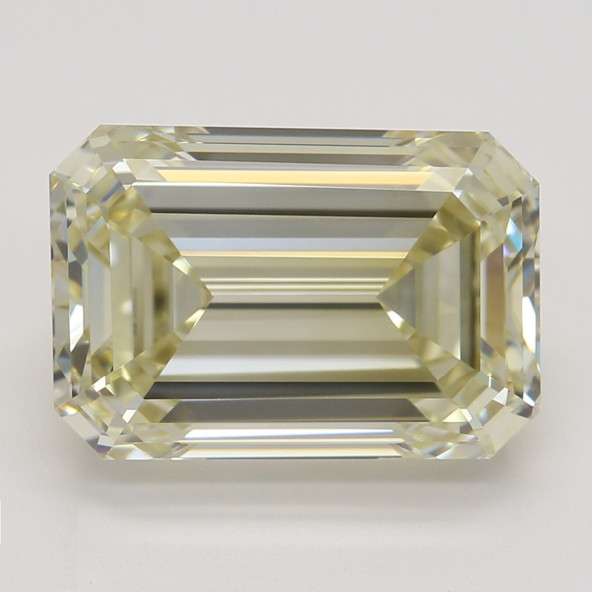 Farebný diamant emerald, fancy light hnedasto-žltý, GIA 8872480158 Y4