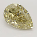 Farebný diamant hruška, fancy hnedasto-žltý, 6,01ct, GIA