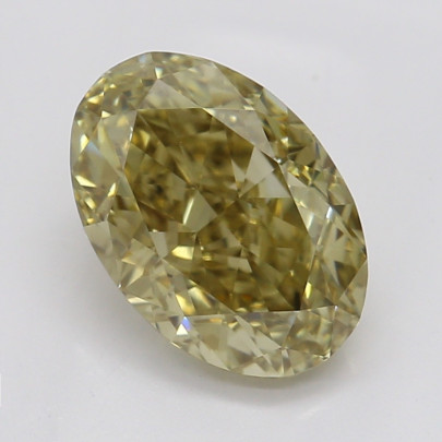 Farebný diamant ovál, fancy hnedasto-žltý, GIA 4872190554 Y5