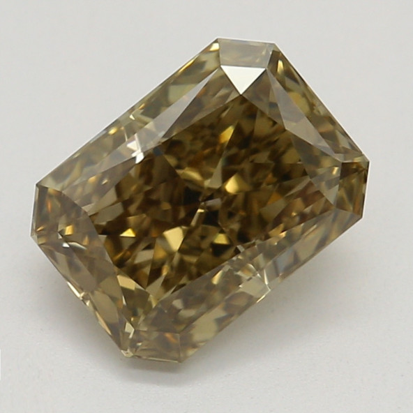Farebný diamant radiant, fancy dark orandžovohnedý, GIA 5872500035 T9