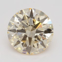 Farebný diamant okrúhly briliant, fancy light oranžovožltý, 0,7ct, GIA