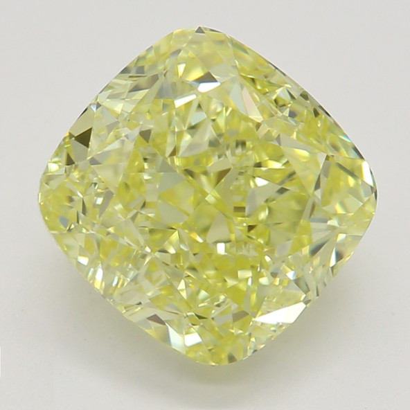Farebný diamant cushion, fancy intense žltý, GIA 5873200725 Y6