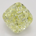 Farebný diamant cushion, fancy light žltý, 2,01ct, GIA